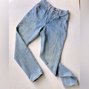 Calvin Klein straight and narrow leg jeans.